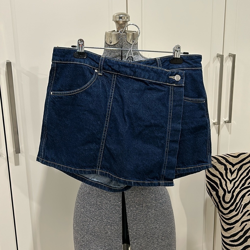 Zara denim skort